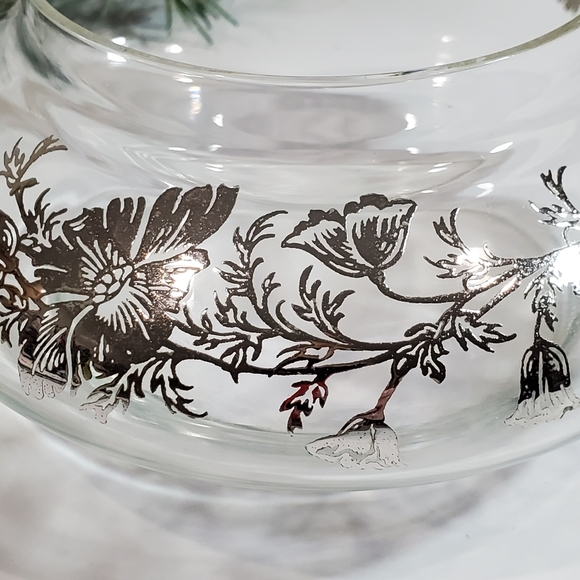 Vintage Sterling City Glass Co Sterling On Crystal Flanders Poppy Design Vase - Picture 7 of 12